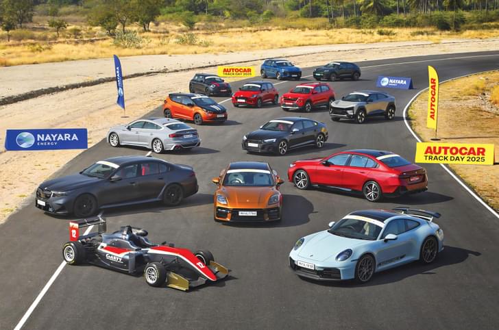 Autocar Track Day 2025 cars 